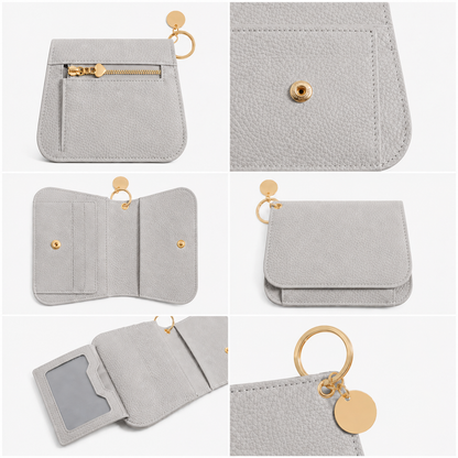 Beorah™ Wallet - Women Leather Keychain