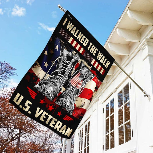U.S VETERAN I WALKED THE WALK Flag by Easychoo, Pge