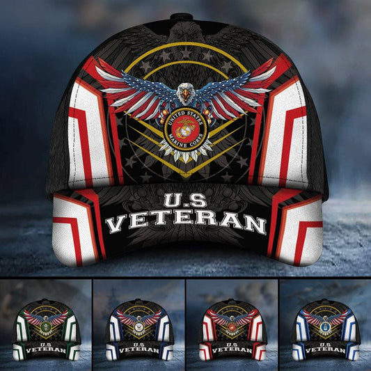 Premium Unique U.S Veteran Cap by Easychoo, style LTACAPCL08