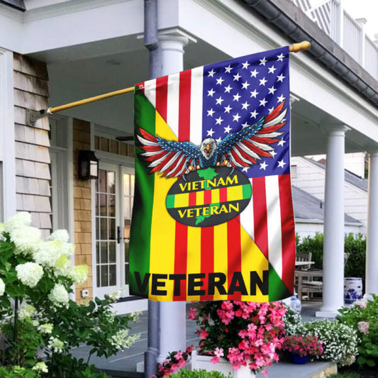 VIET NAM VETERAN - FLAG 009 by Easychoo