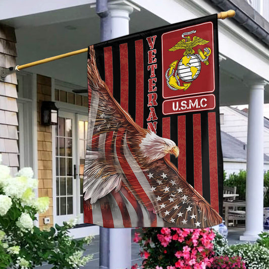 U.S MC VETERAN- FLAG 022 by Easychoo