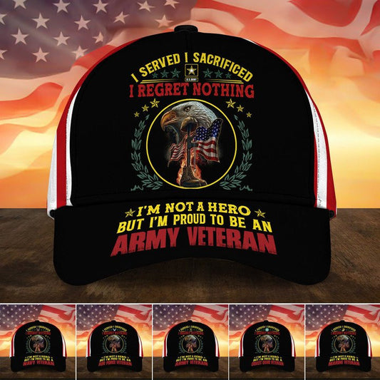 Premium Unique U.S Veteran Cap by Easychoo, style DATCAPCL01