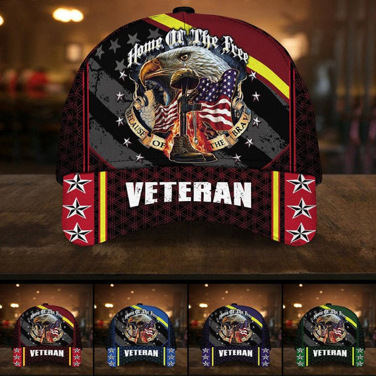 Premium Unique U.S Veteran Cap by Easychoo, style LTACAPCL04