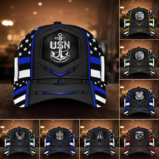 Premium Unique U.S Veteran Cap by Easychoo, style LTACAPCL09
