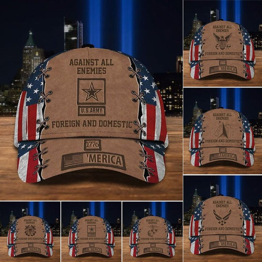 Premium Unique U.S Veteran Cap by Easychoo, style LTACAPCL07
