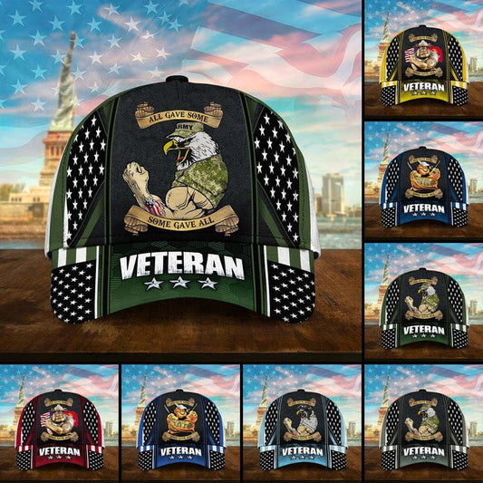 Premium Unique U.S Veteran Cap by Easychoo, style LTACAPCL02