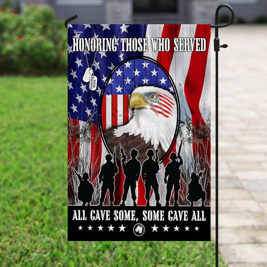 ALL GAVE SOME - SOME GAVE ALL - 017 Veteran Flag by Easychoo