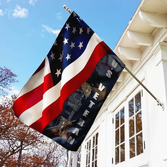 U.S VETERAN - FLAG 008 by Easychoo