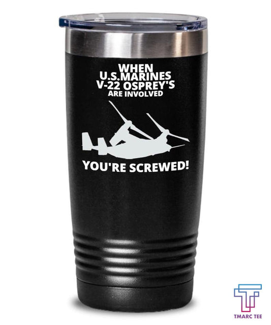 United States Marine Stainless Steel Tumbler_2629 Veteran by Easychoo