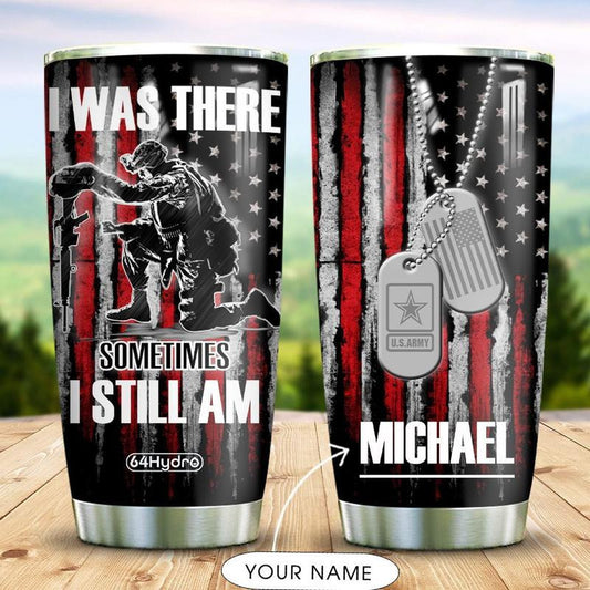 Personalized Veteran Stainless Steel Tumbler by Easychoo, style JUL21011