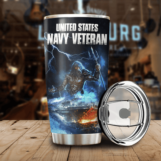 Us Navy Personalized Name Stainless Steel Tumbler_2346 Veteran by Easychoo