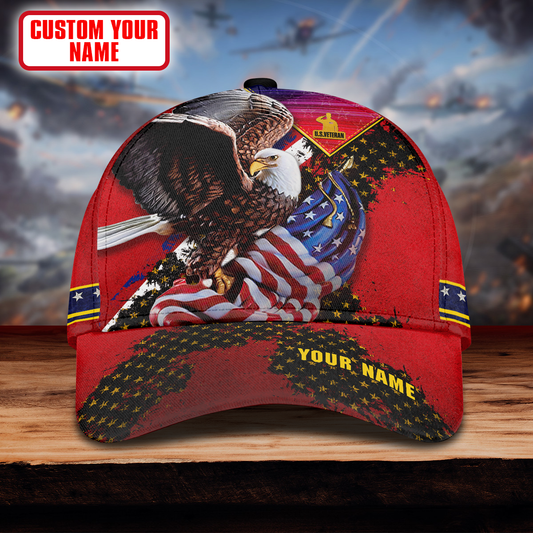 US VETERAN - EAGLE US VETERAN 3D Cap by Easychoo