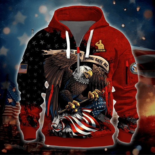 Independence Day, All Gave Some Veteran Hoodie by Easychoo