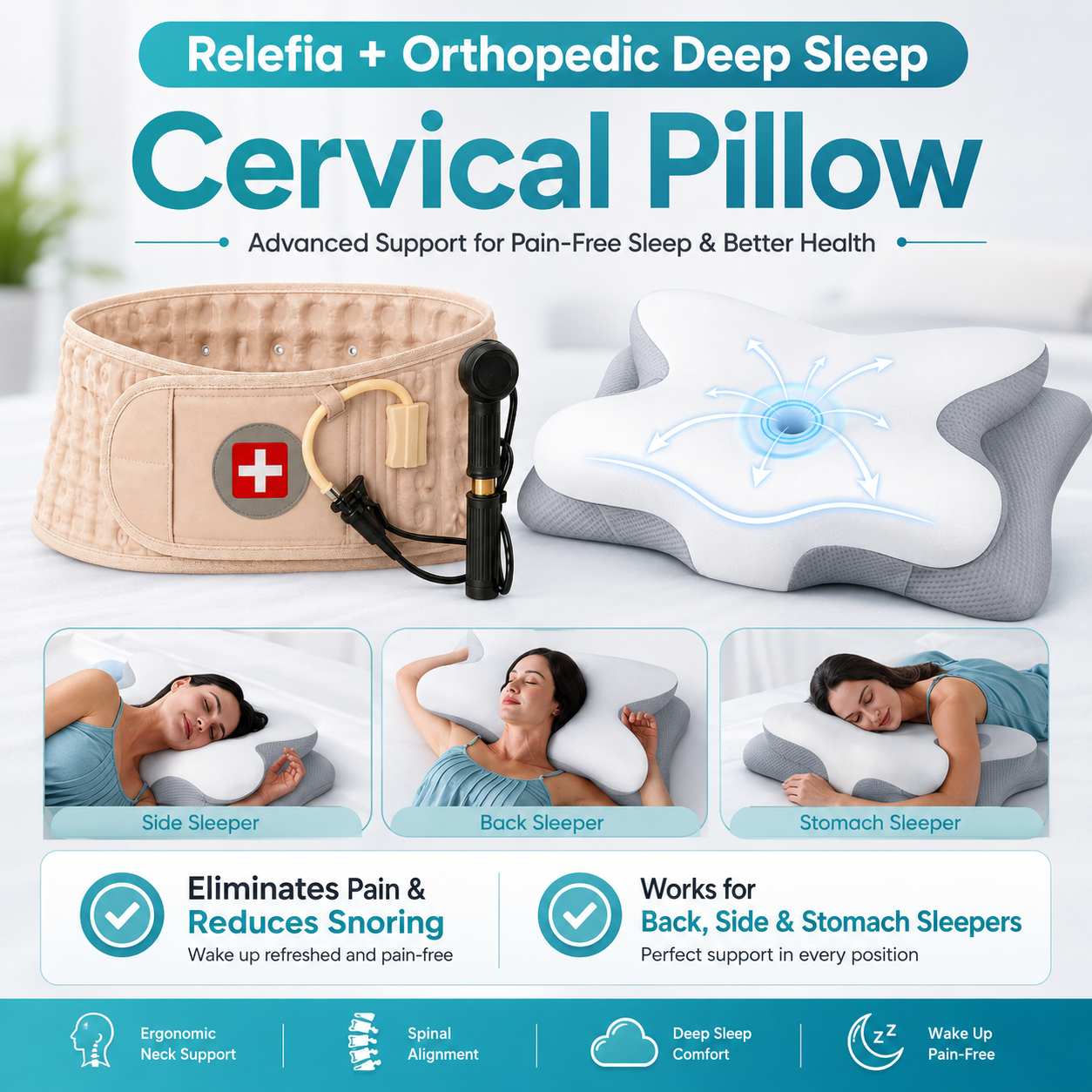 Beorah Relefia™ Decompression Back Belt for Lower Back Pain Relief