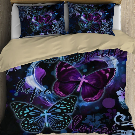 Wings of Faith Bedding Set T-shirt by Easychoo