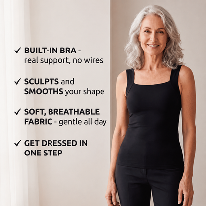 Sculpt Tank with Built-In Bra