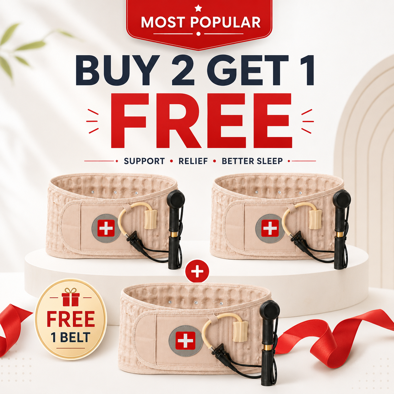 Beorah Relefia™ Decompression Back Belt for Lower Back Pain Relief