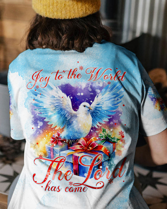 The Lord Has Come Christmas Women's All-Over Print Y-Back Tie-Dye T-shirt by Easychoo