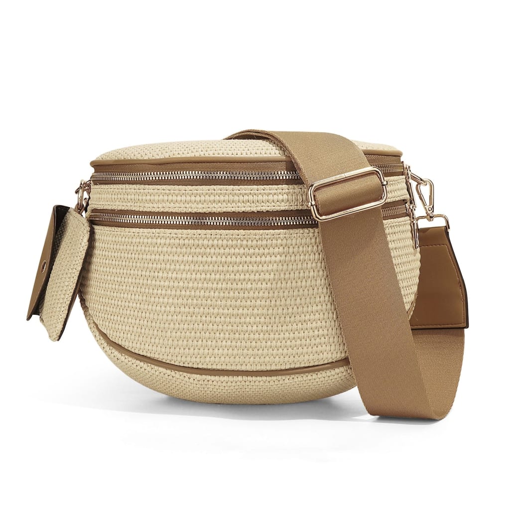 Beorah™  Solid Color Crossbody Bum Bag for Women Large Capacity Belt Bag for Moms & Everyday Travel