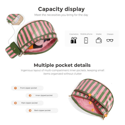 Beorah™  Solid Color Crossbody Bum Bag for Women Large Capacity Belt Bag for Moms & Everyday Travel