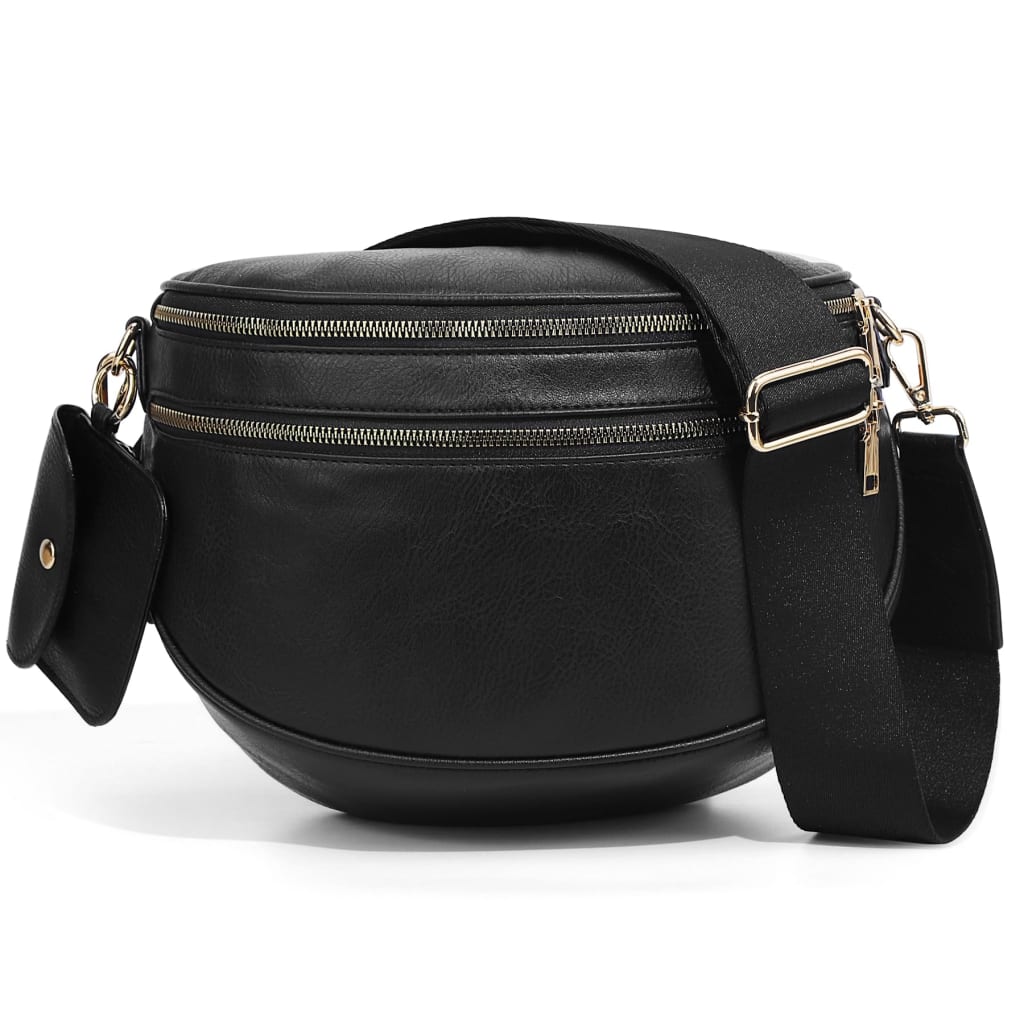 Beorah™  Solid Color Crossbody Bum Bag for Women Large Capacity Belt Bag for Moms & Everyday Travel