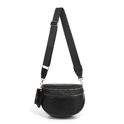 Beorah™  Solid Color Crossbody Bum Bag for Women Large Capacity Belt Bag for Moms & Everyday Travel