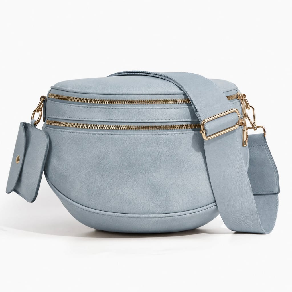 Beorah™  Solid Color Crossbody Bum Bag for Women Large Capacity Belt Bag for Moms & Everyday Travel