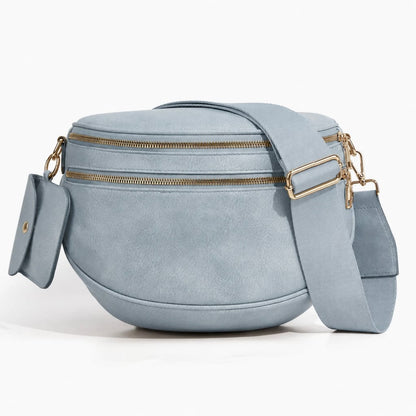 Beorah™  Solid Color Crossbody Bum Bag for Women Large Capacity Belt Bag for Moms & Everyday Travel