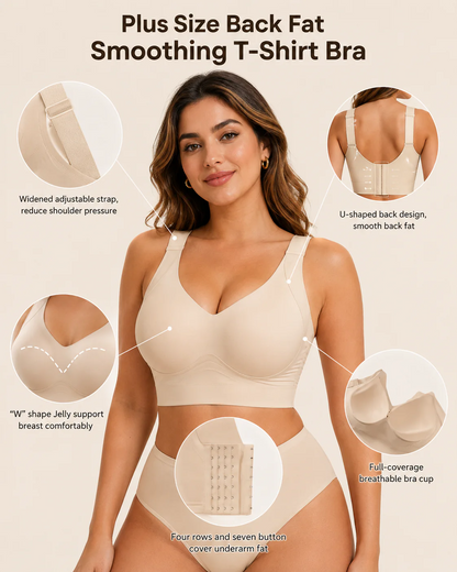 Plus Size Jelly Push-Up Bra