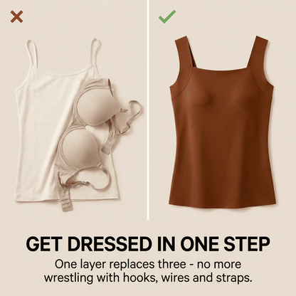 Sculpt Tank with Built-In Bra