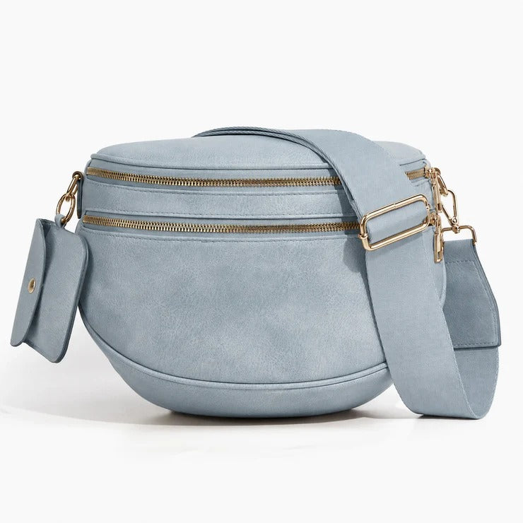 Beorah™  Solid Color Crossbody Bum Bag for Women Large Capacity Belt Bag for Moms & Everyday Travel