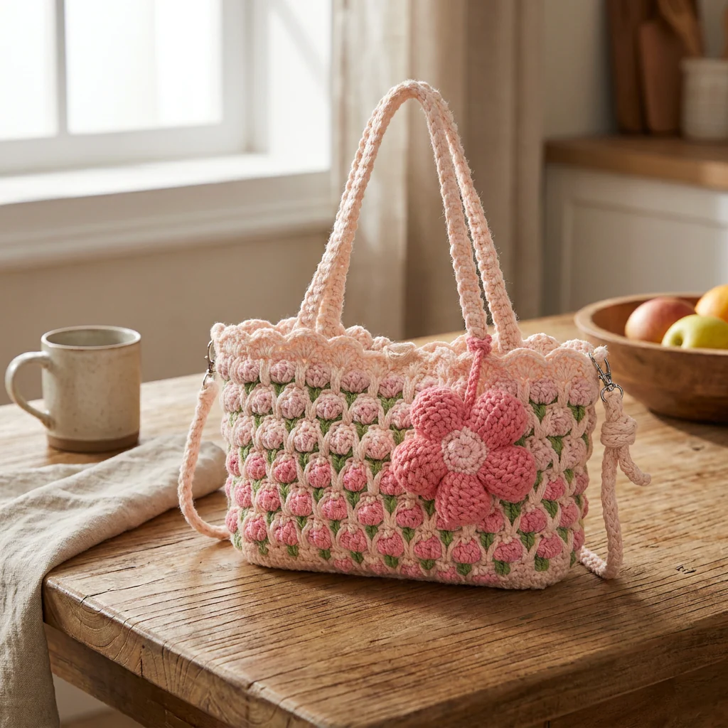 Beorah™ Crochet Flower Purse